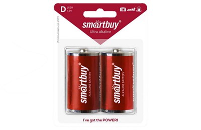 Батарейка Smartbuy LR20/2B (12 шт) НФ-00027722