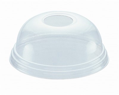 Крышка купол. СТИРОЛ для стак. ПЭТ 95 диам с отверст. для ПЭТ стакана 1000 шт. в кор/50 шт. в рук. НФ-00000115