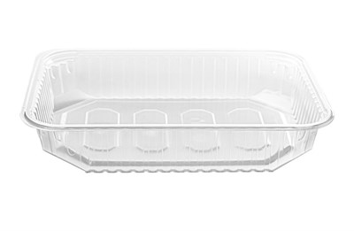 Контейнер прямоуг. низкий 0,500л  Юпласт 186*132*35 /5уп*100шт/ (500шт) 10038