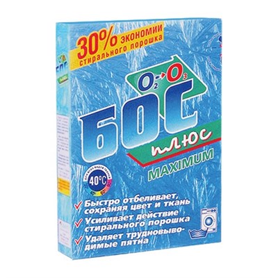 Отбеливатель "БОС плюс" 300 гр. 24 шт. в уп. НФ-00001110