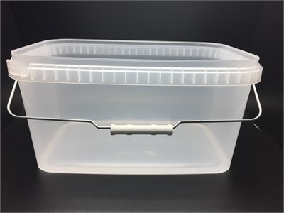 Ведро 11 литров прямоугольное д.366*243 (ОСВ) мет. ручка гофр (1/20) НФ-00002087