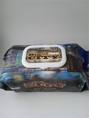 Влажные салфетки Прайм 120 л "Парфюмированные"  БИГ СИТИ  клапан 12 шт. в кор. НФ-00002760