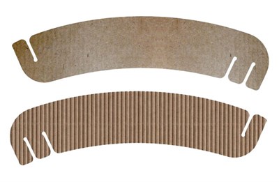 Манжет на стакан 280х55 бурый МГК без печати 2 -хсл. /1700шт/70шт/ 16758