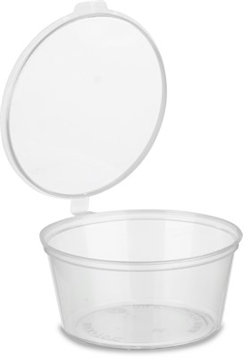 Соусник 50 мл Покров Полимер (ПРОЗРАЧН с верх.закрыт.крыш.) (80/1200шт) ВЗЛП (1244П)  НФ-00016149