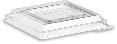 Креманка  "Пагода" 90 мл прозрачная ПЭТ 62х62мм (Крышка) 500шт в кор 12867/1