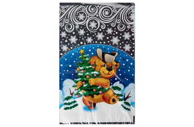 Подарочная упак. 25х40 ПП Интерпак Лесник (100/2000 шт.) 15396