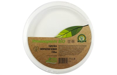 Миксы Тарелка БИО 230мм  6шт  (42) шт/кор 16371