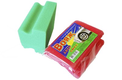 Губка для машины ВОЯЖ "Вояж-Люкс" (160х125х80) (96уп) 17329
