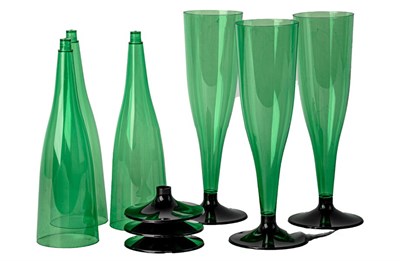 Фужер для Шампанского "Флюте" 180 мл зелёный /75уп * 6шт/ (450шт) 8780