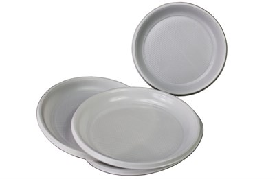 Тарелка  д 165 Чайковский пластик Эконом 3,6гр  /36уп *100 шт/ (3600шт) 12554