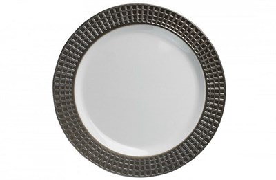 Тарелка  д 230 с каемочкой КУБИКИ PLMA ВИНТАЖ 20уп*10шт/10уп*20шт(200шт) 11780