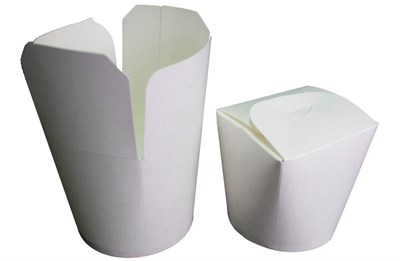 Короб бумажный Фудбокс Виридо 500/700мл (30/180шт) Белый 14298