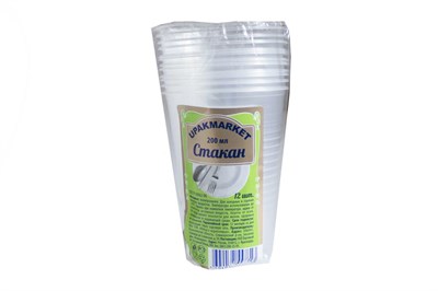 Миксы Стакан 0,200  12шт (150) шт/кор 1707