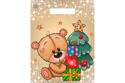 НГ Тико 23х30 Мишкины подарки /30уп х 100 шт/ (3000шт) выруб 20293