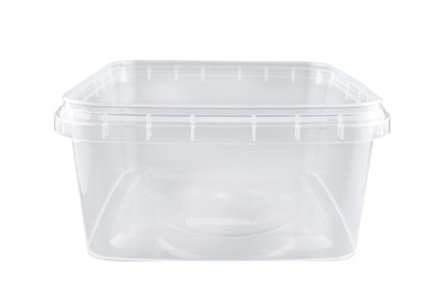 Банка/крышка   0,5л   прозрачная прямоугольная   /120*90*78/   БП   (540шт) 20346