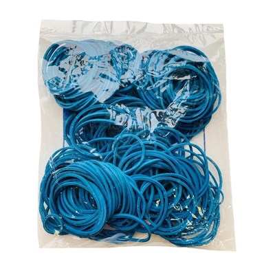 Резиновые колечки 1000 гр 40 мм синий цвет КП НФ-00016333