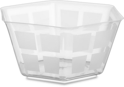 Креманка "Снежинка" М 250 мл прозрачная PS  (30шт/10упак) 300 шт. 20458