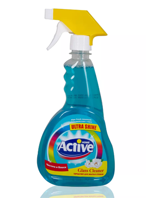 Средство для стекол Active (Актив) Альпийские горы (Blue) 500 мл ИРАН 1/12 НФ-00018798