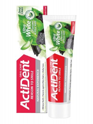 Зубная паста Active (Актив) Уголь/Алоэ Вера 100 мл ИРАН 1/48 НФ-00018929
