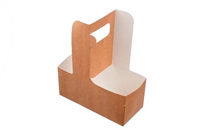 ОСК держатель картонный для 2-х стаканов Cupholder 160х80х80 (500шт) 22395