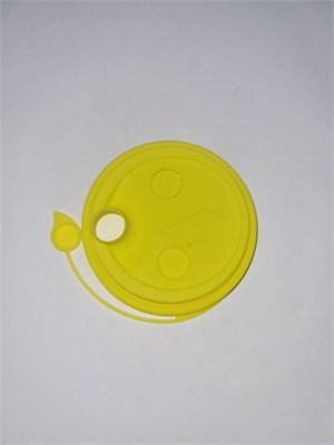 Крышка для стак. СМАРТ д.80мм Желтая матовая 50/1000шт НФ-00019922
