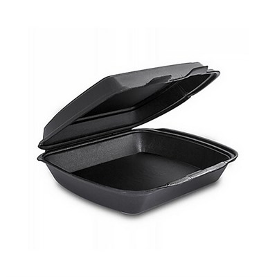 Ланч бокс ЛБ-1 ЧЕРНЫЙ   /247*210*58/   БП   (100шт) НФ-00020330