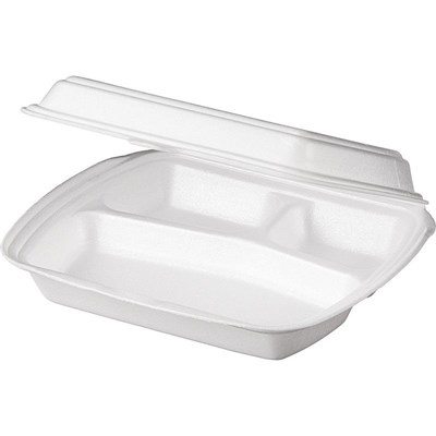 Ланч бокс ЛБ-3 БЕЛЫЙ   /247*210*58/   БП   (100шт) НФ-00020333