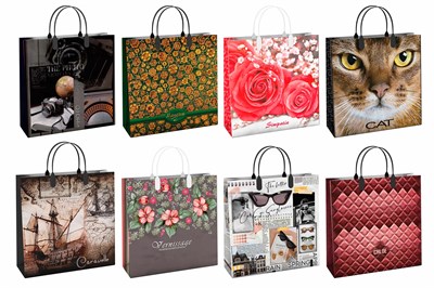 Пакет мягкий пластик 30х30 M средн. (40шт) Интерпак микс 4 вида 23792