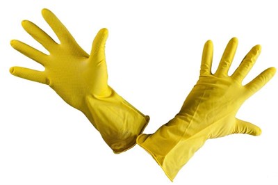 Перчатки латексные Медиок (Хозяйственные)  М  (12/240пар) ДД НФ-00021851