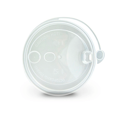 Крышка для стак. Покров д.80мм (0,250/0,330л) прозрачная МАТОВАЯ (20упх50шт) (1000шт) ВЗЛП (3002М/П) НФ-00022516