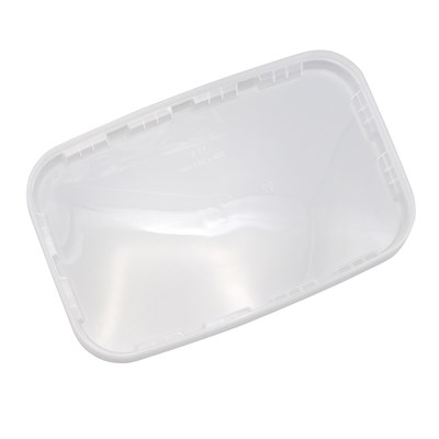 Крышка к ведру 5,8л ОСВ прозрачная прямоугольная /293*198/ (64шт) НФ-00023490