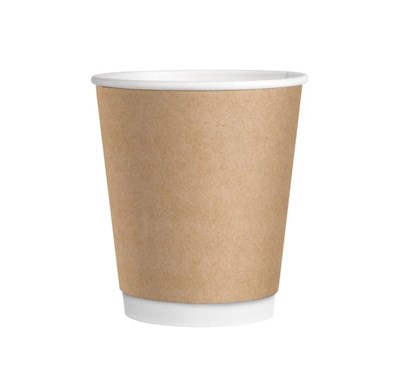 Бум стакан ПК 350 мл 2-х слойный "Крафт" 25/400 НФ-00023657