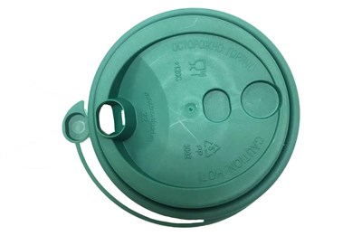 Крышка для стак. Покров д.80мм(0,250-0,330л) Темно-Зеленая мат.(20упх50шт) (1000шт) ВЗЛП (3002М/Т-З) НФ-00024522