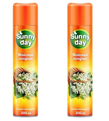 Освежитель воздуха Sunny Day 300мл Майский ландыш (12шт) НФ-00002265