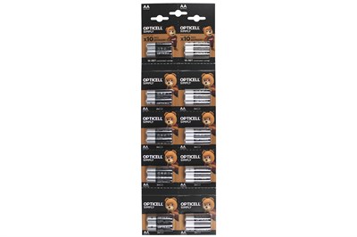 Батарейка OPTICELL АА/LR06 2BL 2х10 (200шт) 22546