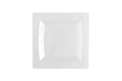 Тарелка 205х205мм ПС Квадратная белая /12упх10шт/ (120шт) 23006