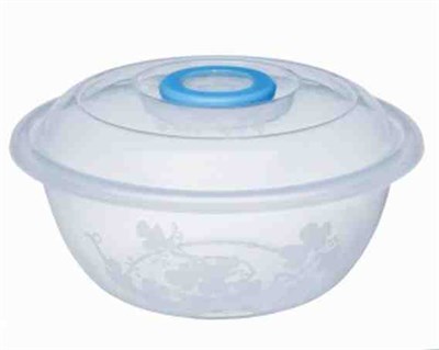 Таз с крышкой 22л. мерный Изобилие прозрачный НФ-00020483