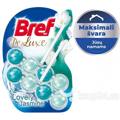 БХ блок д/туалета БРЕФ Делюкс Жасмин 2x50 г (10шт/кор) НФ-00021896