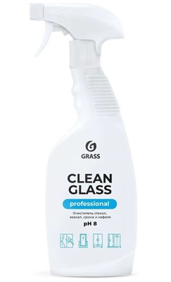 Средство д/мытья стекол Clean Glass Proffesional 600 мл 1/8 125552 НФ-00025577