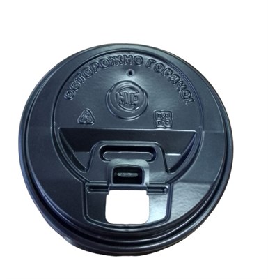 Крышка НД 90 мм черная 50/600 шт НФ-00016064