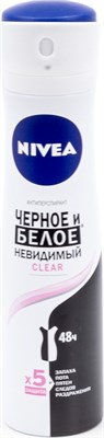 Дезодорант Нивея женский спрей 150мл Pure Невидимая защита д/черного и белого 1/12 НФ-00020273