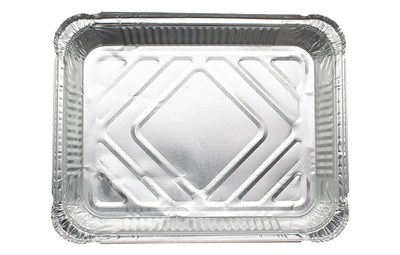 Алюмин. формы прямоуг., L-край, 3180 мл, 322*255/272*212 h=51мм 25 шт (200) 8602