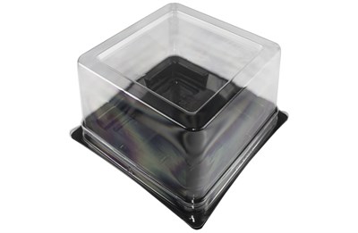 Тортница ПР-Т-138К крышка   0,3кг   /138*138*80/   Протэк   (300шт) Протэк 15906