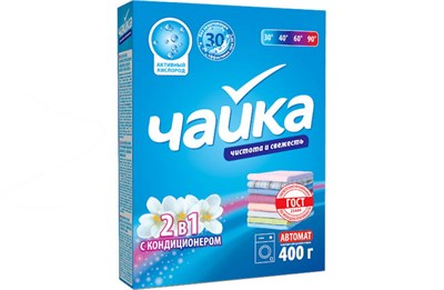 СП ЧАЙКА автомат 400 г 2в1 с кондиционером (18шт/уп)  17841