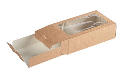 ОСК Короб под макарони MB 12шт крафт 180х110х55 (300шт) 11444