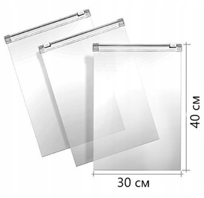 Пакет Зип Лок с бегунком 30*40 матовый с отверстием 140мкм(70+70) 50/1000 НФ-00018252