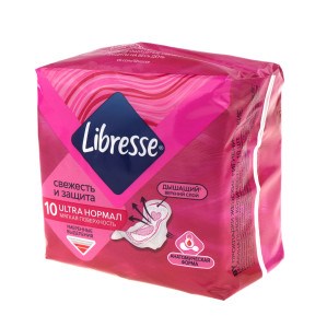 Прокладки женск. гигиен. Libresse Ультра Нормал мягк.пов 10 шт НФ-00020240