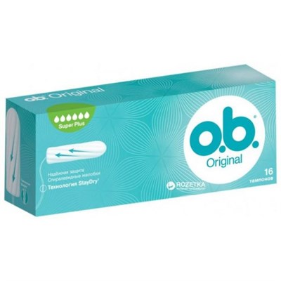 Тампоны o.b (Оби) 16шт Super 4 капли Ultimate comfort НФ-00024754