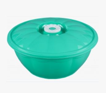 Таз с крышкой 7л. мятный НФ-00025402