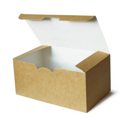 Короб бумажный под нагетсы крафт на вынос L 150*91*70 50/230 ПАКТОН НФ-00014845